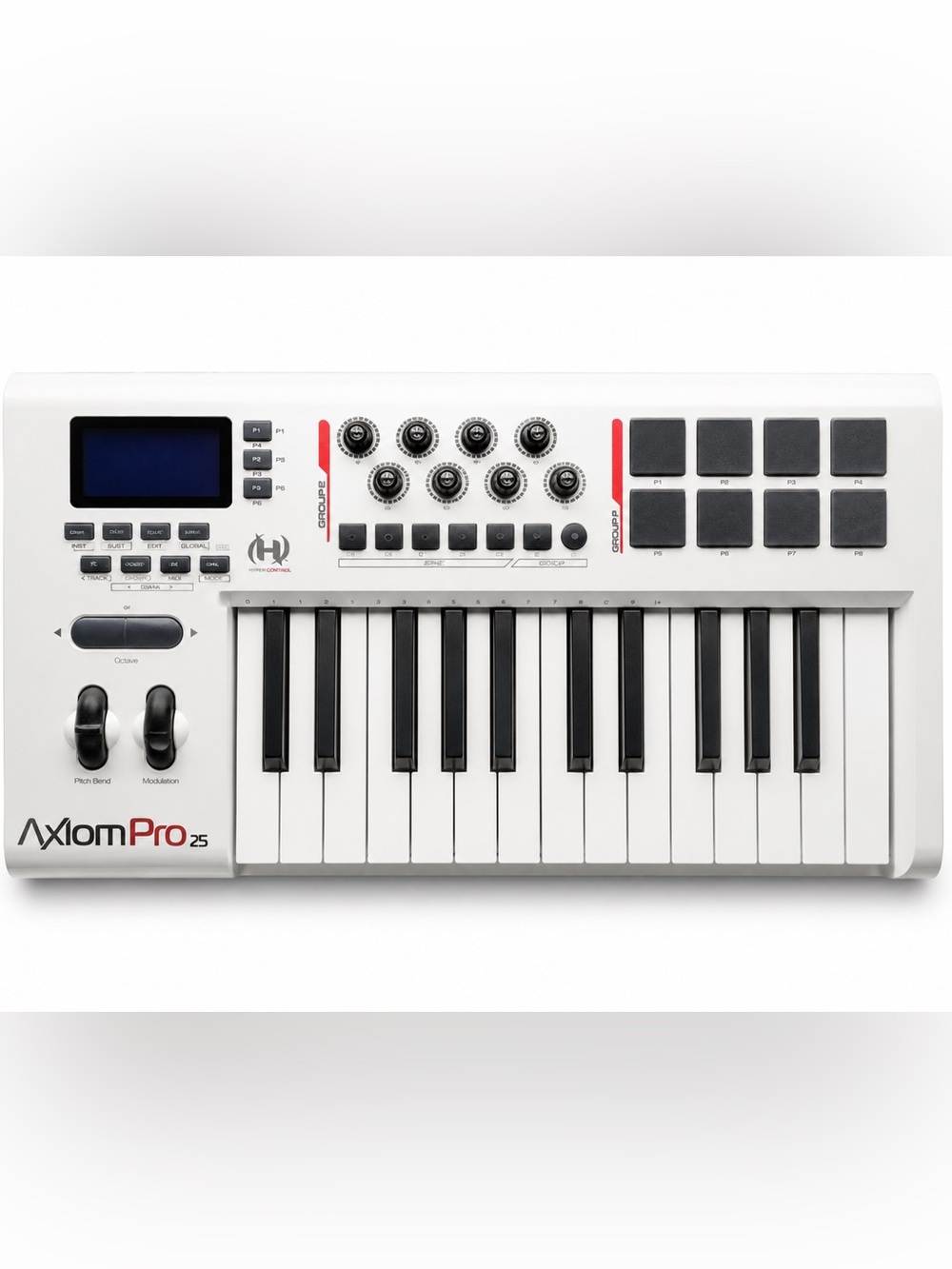 White USB MIDI Keyboard Controller